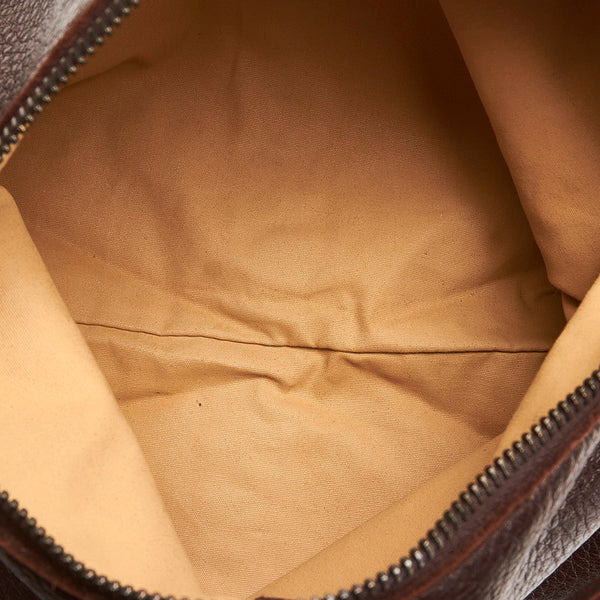 ボッテガヴェネタ チェルボ ショルダーバッグ ブラウン レザー レディース BOTTEGAVENETA 【中古】