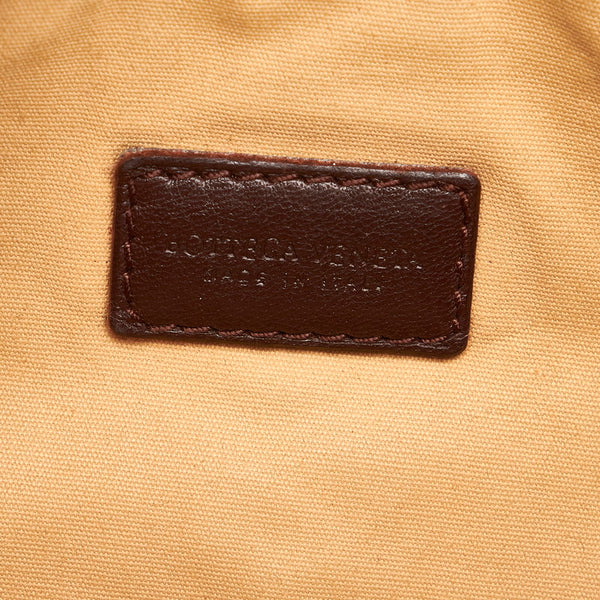 ボッテガヴェネタ チェルボ ショルダーバッグ ブラウン レザー レディース BOTTEGAVENETA 【中古】