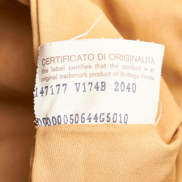 ボッテガヴェネタ チェルボ ショルダーバッグ ブラウン レザー レディース BOTTEGAVENETA 【中古】