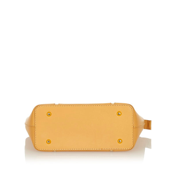 バーバリー ハンドバッグ ベージュ レザー レディース BURBERRY 【中古】