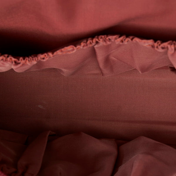 カルティエ セカンドバッグ ボルドー レザー メンズ CARTIER 【中古】