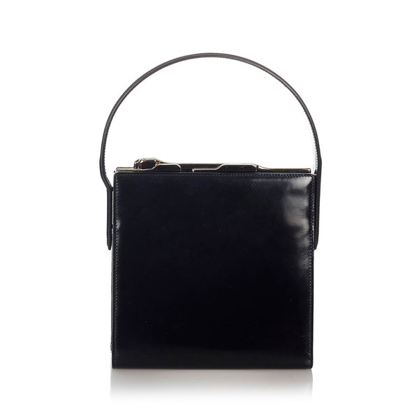 カルティエ ワンショルダー ブラック ゴートスキン レディース CARTIER 【中古】