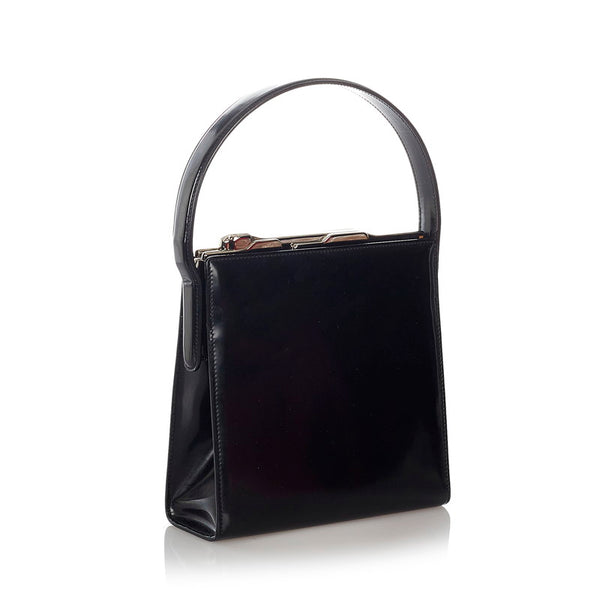 カルティエ ワンショルダー ブラック ゴートスキン レディース CARTIER 【中古】