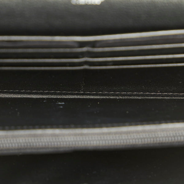 カルティエ 長財布 ブラック パテントレザー レディース CARTIER 【中古】