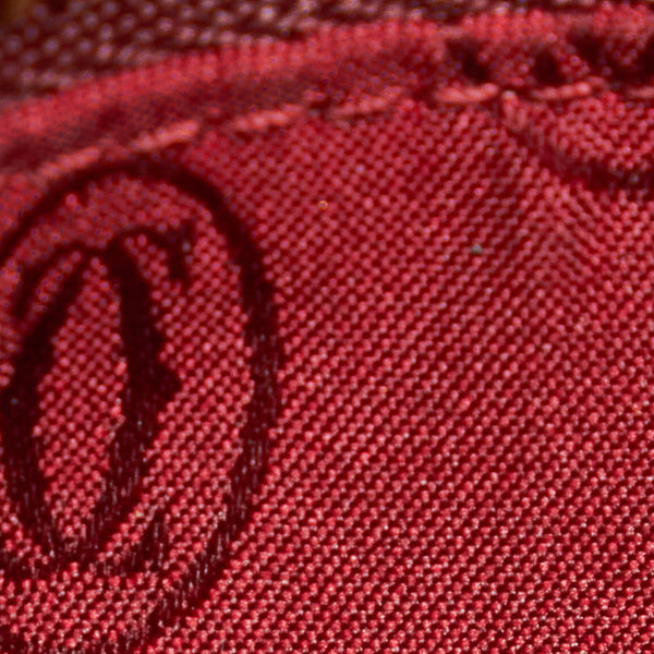 カルティエ マスト LL173603 ワインレッド レザー ショルダーバッグ レディース CARTIER 【中古】