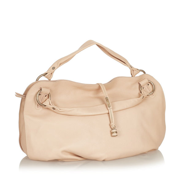 セリーヌ ハンドバッグ ベビーピンク レザー レディース CELINE 【中古】