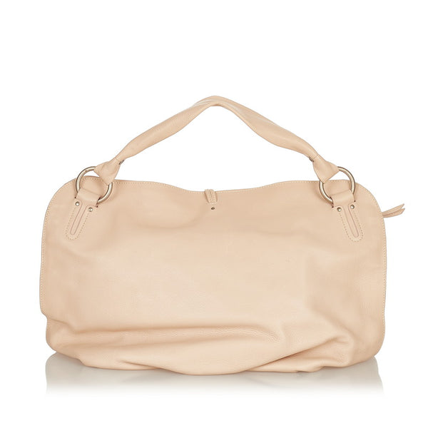セリーヌ ハンドバッグ ベビーピンク レザー レディース CELINE 【中古】