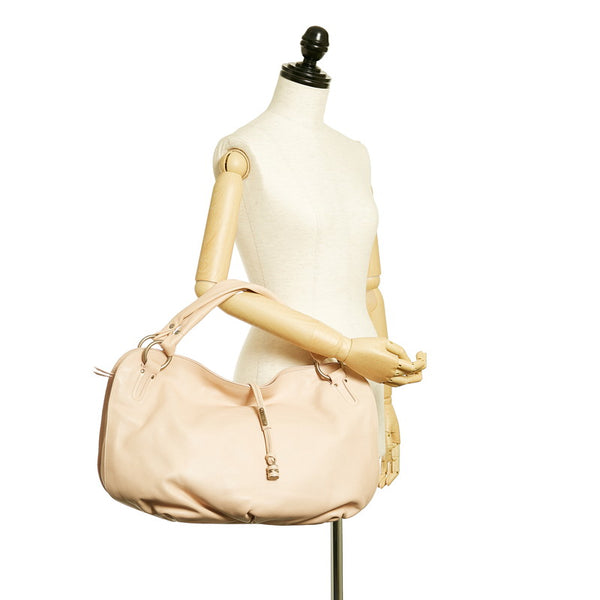 セリーヌ ハンドバッグ ベビーピンク レザー レディース CELINE 【中古】