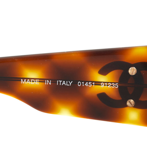 シャネル ココマーク 01451 91235 ブラウン プラスチック サングラス レディース CHANEL 【中古】