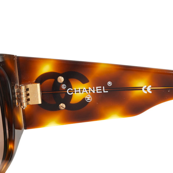 シャネル ココマーク 01451 91235 ブラウン プラスチック サングラス レディース CHANEL 【中古】