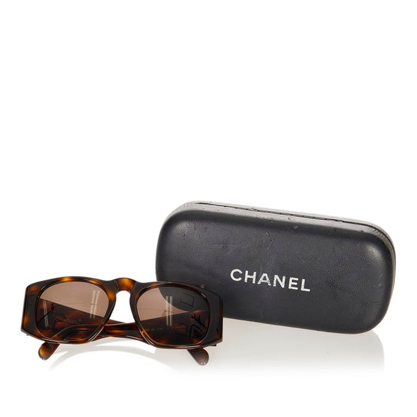 シャネル ココマーク 01451 91235 ブラウン プラスチック サングラス レディース CHANEL 【中古】