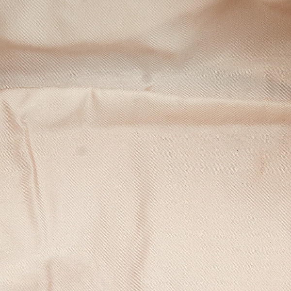 シャネル ニュートラベル ベージュ キャンバス レザー ハンドバッグ レディース CHANEL 【中古】