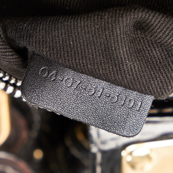 クロエ パディントン ブラック エナメル レザー ハンドバッグ レディース Chloe 【中古】