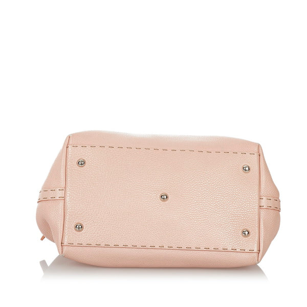 フェンディ セレリア ハンドバッグ 8BN127 ピンク レザー レディース FENDI 【中古】