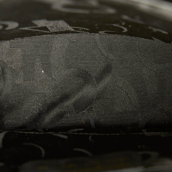 サルヴァトーレフェラガモ ガンチーニ  ゴールド金具 DD-21 2181 ブラック レザー ハンドバッグ レディース Salvatore Ferragamo 【中古】