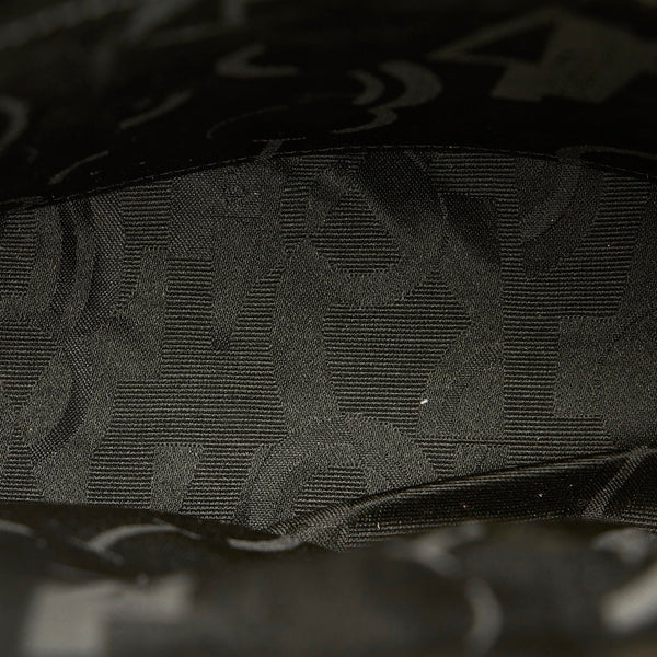 サルヴァトーレフェラガモ ガンチーニ  ゴールド金具 DD-21 2181 ブラック レザー ハンドバッグ レディース Salvatore Ferragamo 【中古】