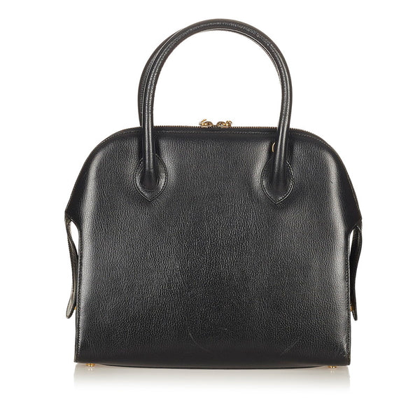 サルヴァトーレフェラガモ ガンチーニ AX 21 5644 ブラック レザー ハンドバッグ ショルダーバッグ 2WAY レディース Salvatore Ferragamo 【中古】