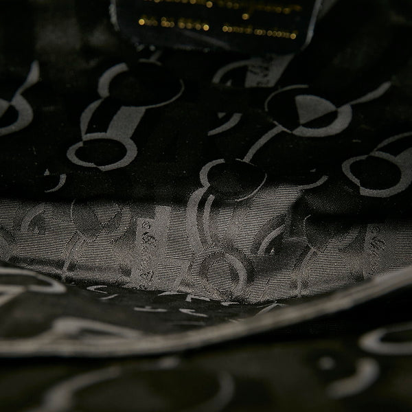 サルヴァトーレフェラガモ ガンチーニ AX 21 5644 ブラック レザー ハンドバッグ ショルダーバッグ 2WAY レディース Salvatore Ferragamo 【中古】