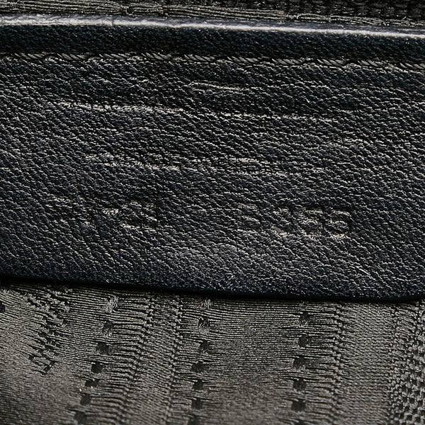 サルヴァトーレフェラガモ ダブルガンチーニ DY-21 B355 ブラック レザー ハンドバッグ レディース Salvatore Ferragamo 【中古】