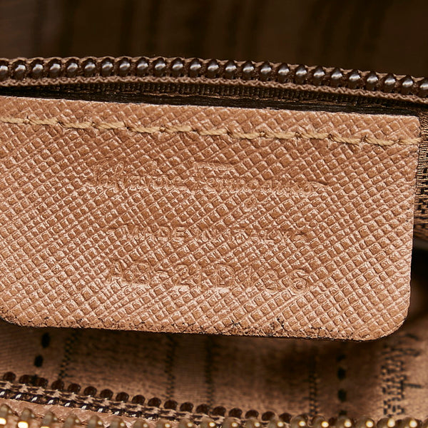 サルヴァトーレフェラガモ ガンチーニ チェーン ショルダーバッグ ブラウン レザー レディース Salvatore Ferragamo 【中古】