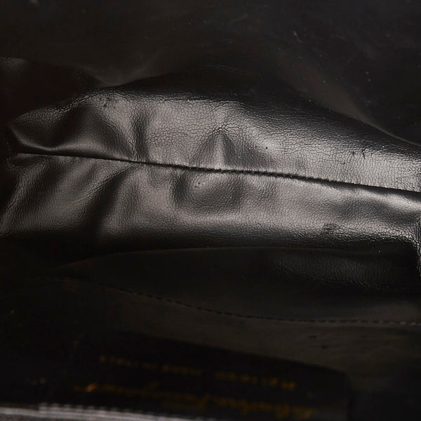 サルヴァトーレフェラガモ チェーン ハンドバッグ M211650 ブラック レザー レディース Salvatore Ferragamo 【中古】