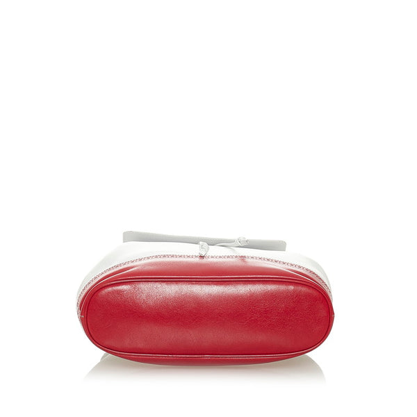 サルヴァトーレフェラガモ ショルダーバッグ L21 9028 ホワイト レザー レディース Salvatore Ferragamo 【中古】