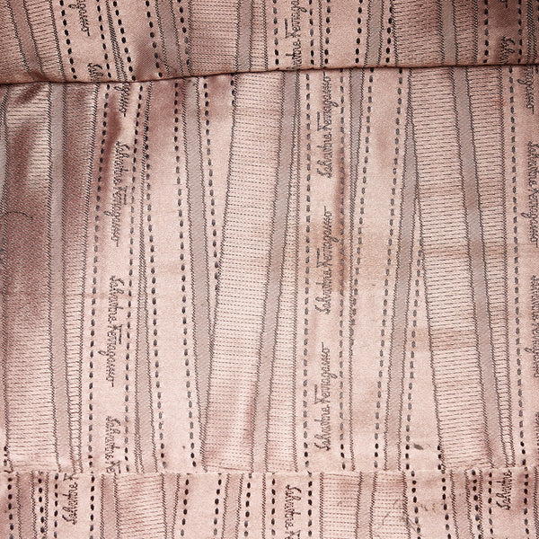 サルヴァトーレフェラガモ ガンチーニ トートバック ハンドバック パープル レザー レディース Salvatore Ferragamo 【中古】