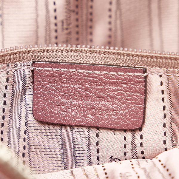 サルヴァトーレフェラガモ ガンチーニ トートバック ハンドバック パープル レザー レディース Salvatore Ferragamo 【中古】