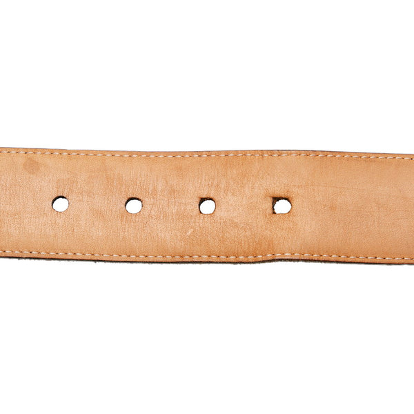 グッチ グッチシマ 245868 ブラック レザー ベルト メンズ GUCCI 【中古】