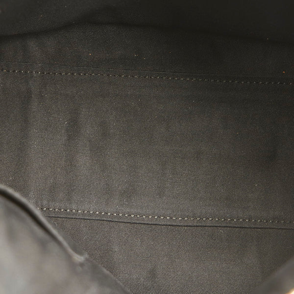 グッチ GGキャンバス 130942 ブラック キャンバス レザー ボストンバッグ レディース GUCCI 【中古】