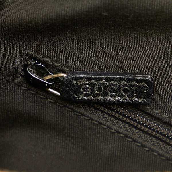 グッチ GGキャンバス 130942 ブラック キャンバス レザー ボストンバッグ レディース GUCCI 【中古】