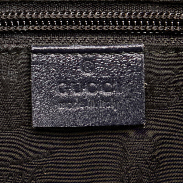 グッチ GGインプリメ 201480 ネイビー PVC レザー ビジネスバッグ メンズ GUCCI 【中古】