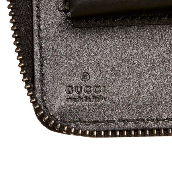 グッチ GGインプリメ 395474 ブラック PVC レザー トラベルケース メンズ GUCCI 【中古】