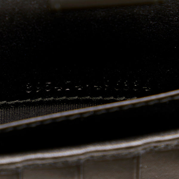 グッチ GGインプリメ 395474 ブラック PVC レザー トラベルケース メンズ GUCCI 【中古】