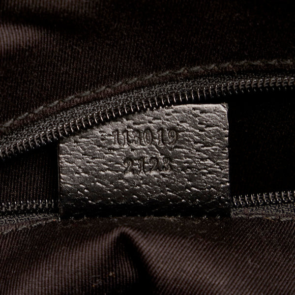 グッチ GGキャンバス 113019 ブラック キャンバス トートバッグ レディース GUCCI 【中古】