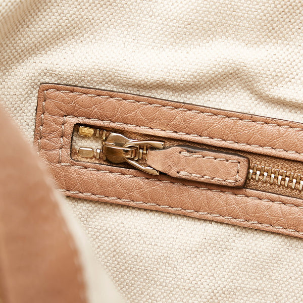 グッチ 269949 ベージュ パイソン ハンドバッグ レディース GUCCI 【中古】