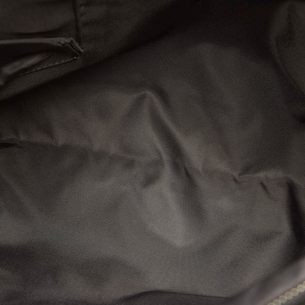 グッチ グッチシマ  161822 ブラック キャンバス レザー ショルダーバッグ レディース GUCCI 【中古】