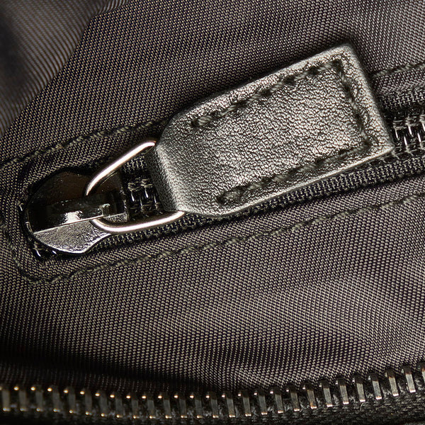 グッチ グッチシマ  161822 ブラック キャンバス レザー ショルダーバッグ レディース GUCCI 【中古】