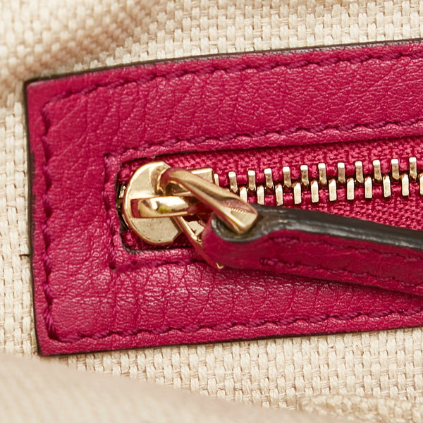 グッチ ソーホー タッセル 369176 ピンク レザー ハンドバッグ ショルダーバッグ 2WAY レディース GUCCI 【中古】