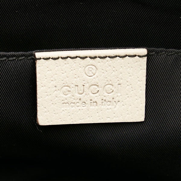 グッチ 170423 ブラック PVC レザー ポーチ レディース GUCCI 【中古】