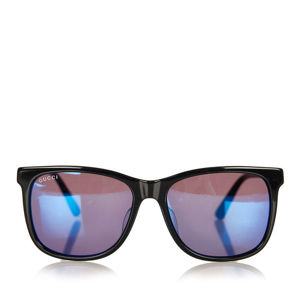 グッチ ブラック プラスチック サングラス レディース GUCCI 【中古】
