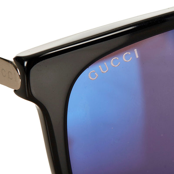 グッチ ブラック プラスチック サングラス レディース GUCCI 【中古】