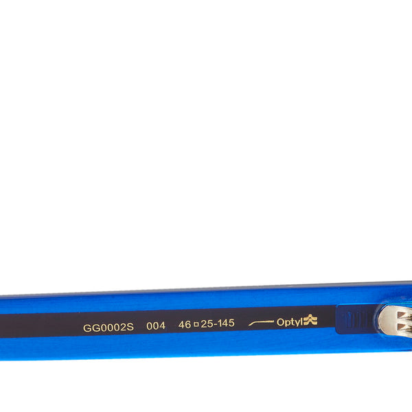 グッチ シェリーライン GG0002S ブラック プラスチック サングラス レディース GUCCI 【中古】