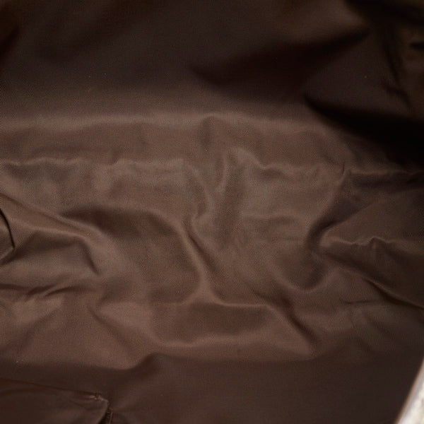 グッチ GGスプリーム インターロッキングG 223661 ベージュ PVC レザー 斜め掛け ショルダーバッグ メンズ GUCCI 【中古】