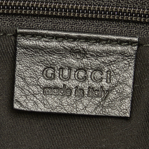 グッチ アビー 190525 ブラック レザー ワンショルダーバッグ レディース GUCCI 【中古】