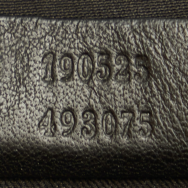 グッチ アビー 190525 ブラック レザー ワンショルダーバッグ レディース GUCCI 【中古】