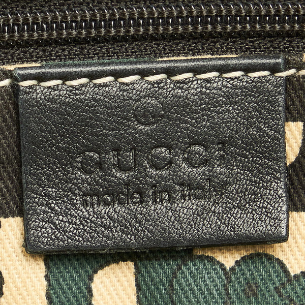 グッチ グッチシマ ショルダーバッグ 130736 ブラック レザー レディース GUCCI 【中古】