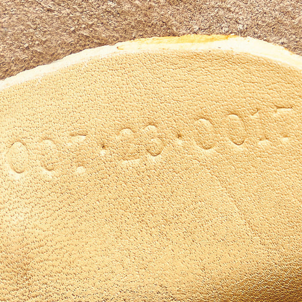 グッチ ベージュ レザー ショルダーバッグ レディース GUCCI 【中古】