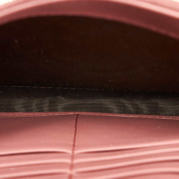 グッチ GGフローラ 401231 ベージュ PVC レザー ウォレットチェーン レディース GUCCI 【中古】