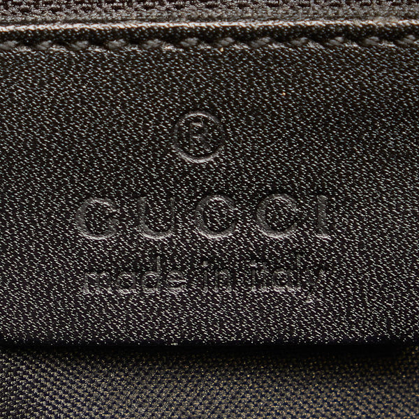 グッチ 007 2019 ブラック ナイロン レザー 肩掛け ショルダーバッグ メンズ GUCCI 【中古】